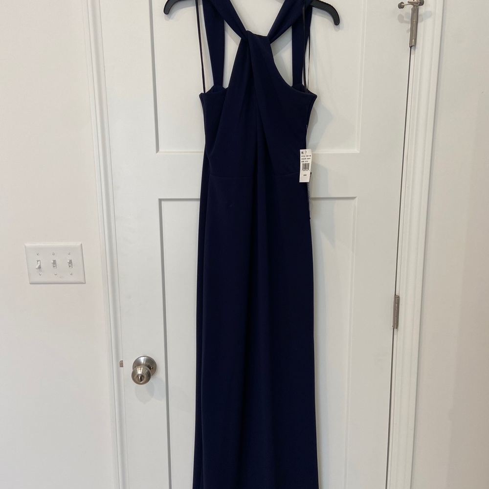 Navy blue formal gown, size 9/10